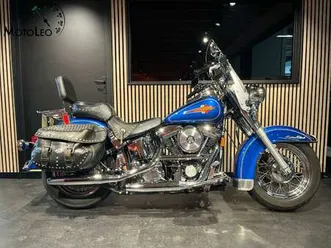 harley-davidson heritage softail classic flstc blauw