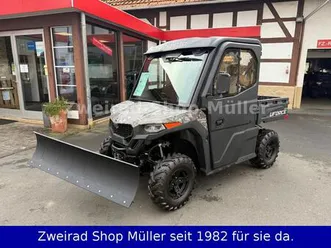 cfmoto uforce 600 vollkabine und schneeschieber