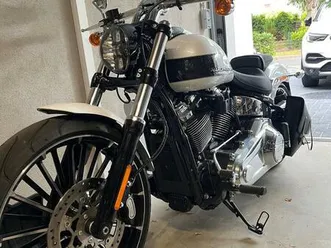 harley-davidson breakout 117 - onyx white wie neu