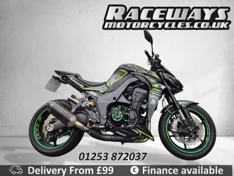 kawasaki z1000 jhf r edition, black, 2017 17 reg, 8,260 miles, 1043 cc used