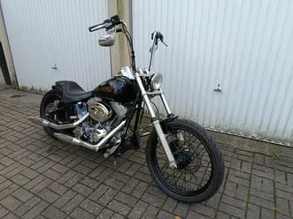 harley-davidson softail fxst tiefer, reifen neu, viele teile neu