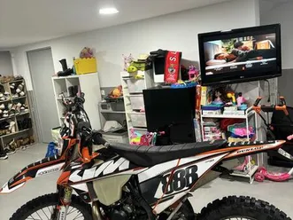 ktm 250 exc 2022 varios extras campo e sobrado