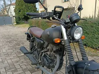 archive motorcycle cafe racer 125 nero