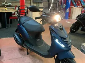 gebro scooters: piaggio zip sp line 45km brom bj2018 blauw — scooters | piaggio — marktplaats
