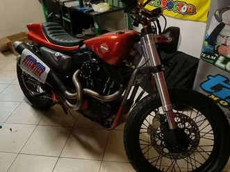 harley-davidson sportster 883 arancione