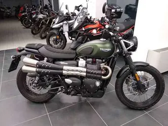 triumph street scrambler verde