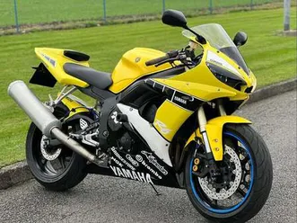 2005 yamaha r6 yzf 600 super sport yellow