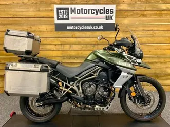 2019 triumph tiger 800 xcx, only 5,882 miles, panniers and top box, superb