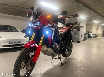 honda africa twin crf1000 dct – 2016 – 60 200 km – équipée voyage