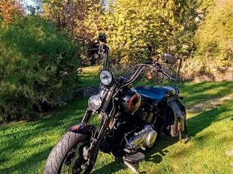 harley davidson springer cross bones