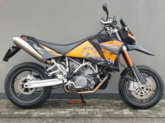 ktm 950 supermoto arancione