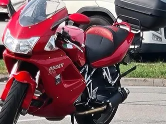 verkaufe ducati st4s mit kofferset und navi