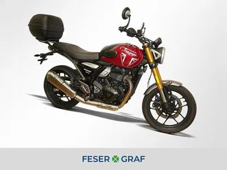 triumph speed 400 sofort verfügbar, mit zubehör