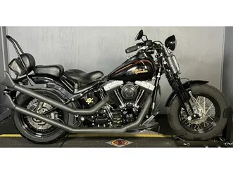 2009 harley-davidson® softail® cross bones™ flstsb black
