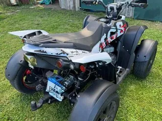 verkaufen ein tgb gunner 550 lof quad mit 28ps in weiß-schwarz