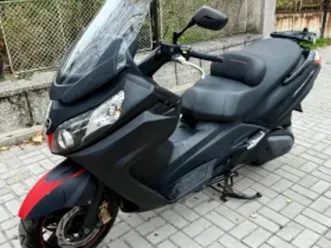 sym maxsym 600i abs 05.2016г нови гуми! * черен мат*