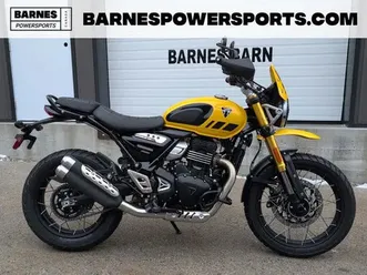 2026 triumph scrambler 400 xc xc racing yellow