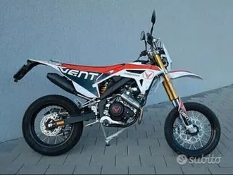 vent derapage 125-bianco-motard-motore minarelli