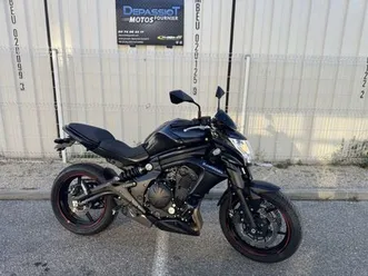 kawasaki er-6 2015 650 cm3 | moto roadster | 10 900 km | noir | 38150 salaise sur sanne