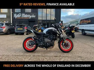 yamaha mt-07 700 abs hyper-naked petrol manual euro 4 (75 ps) with aftermarket exhaust 689 cc
