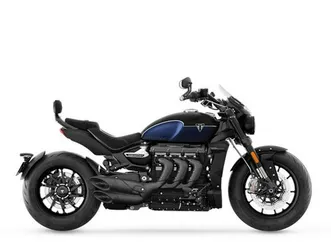2025 triumph rocket 3 storm gt matte sapphire black and satin pacific blue