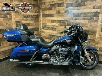 2018 harley-davidson® ultra limited 115th anniversary legend blue/vivid black flhtk