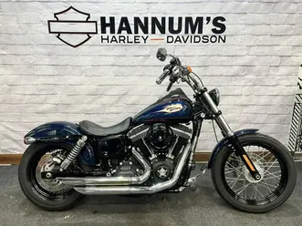 2013 harley-davidson® street bob® big blue pearl/vivid black fxdb