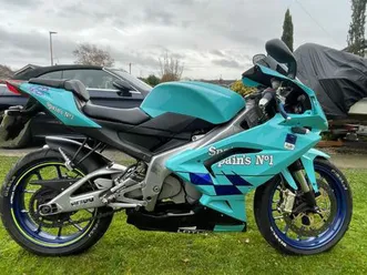 aprilia rs 125, spains no 1 blue ltd edition, 12 months mot, serviced & top end rebuild