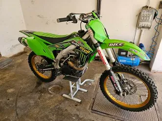 kawasaki kx450f mit hgs-auspuff, cross