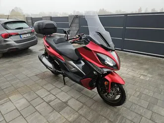 kymco xciting 400 cm3 abs 2017r kufer givi, film 4k, transport pod dom września