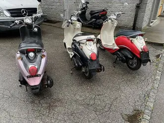 3 scooter sym mio 100 funzionanti uno con 2923 km canton tessin -