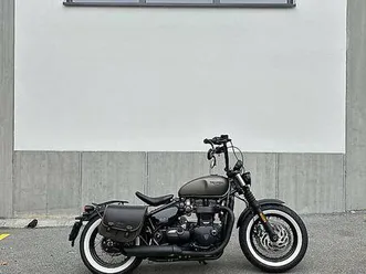 triumph bonneville bobber black 1200 abs canton grisons -
