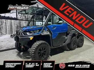 2023 can-am defender pro hd10 ltd cab 6x6 **benne basculante électrique!!**