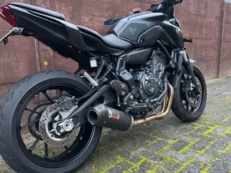 ② yamaha mt 07 35kw/a2, 2022 tech black