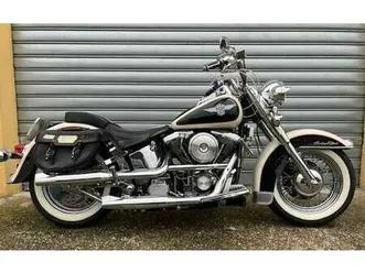 harley-davidson heritage softail heritage softail nostalgia flstn (1992) bianco