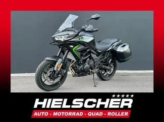 kawasaki versys 650 tourer + koffer + handprotektoren