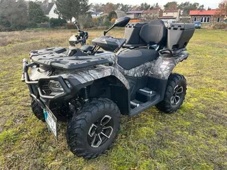 cf moto cforce 520 l 2025, mit bumpern und heckbox, ideal fürjagd