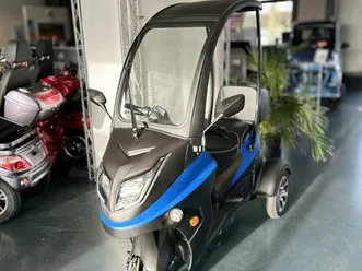 e-dreirad tr 3.0 mit überdachung, 25 km/h, 1200 watt, blau o. rot