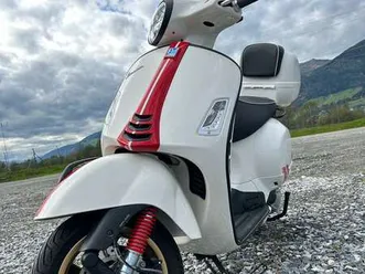 vespa gts super 300 vespa gts 300 abs mit sportauspuff weiß