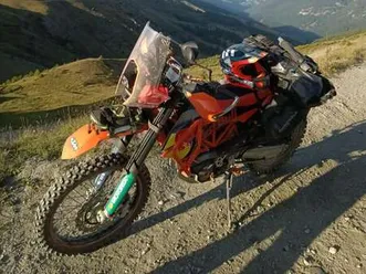 ktm 690 enduro r r arancione