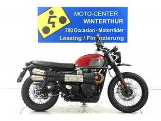 triumph street scrambler 900, retro, occasion, chf 7'500.-