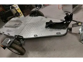 ② remorque pour 1 ou 2 motos basculante et pliante