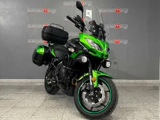 kawasaki versys 650 tourer plus *super allestita* verde