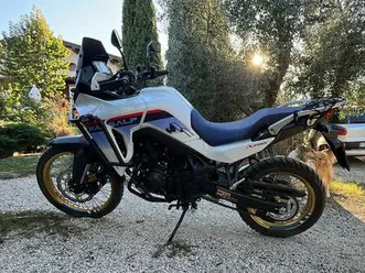 honda transalp bianco