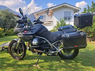 moto guzzi stelvio 1200 ntx nero