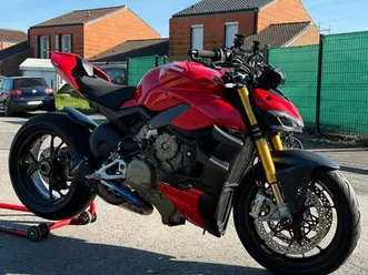 ducati streetfighter v4 s 2021 - 4239 kms - arrow titane - carbone - xpel