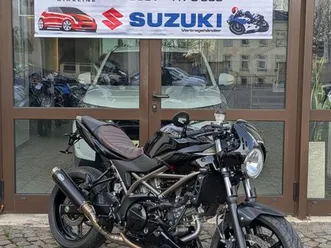 suzuki sv 650 x mit viel zubehör , 35kw möglich , top