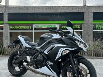 ninja 650 cm3 occasion - a2 ou full - 21 873 kms - entretien a jour - 4 999 euros