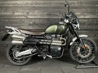 triumph scrambler 1200 xc groen