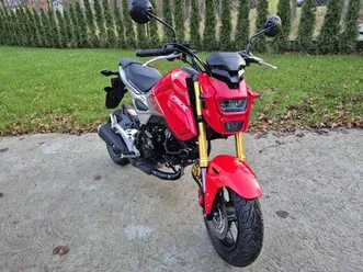 honda msx 125 grom 2020r niski przebieg 7.300km. monkey dostawa msx125 tarnów